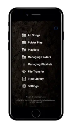 Screenshot 1 EZMP3 Player Pro iphone