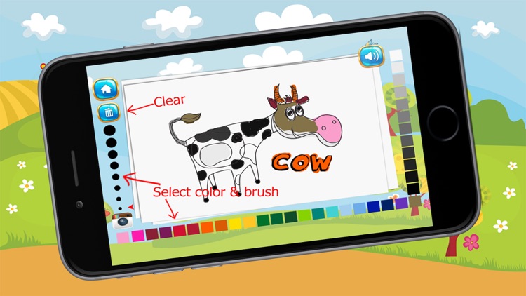 Farm Animals Puzzle Coloring screenshot-4