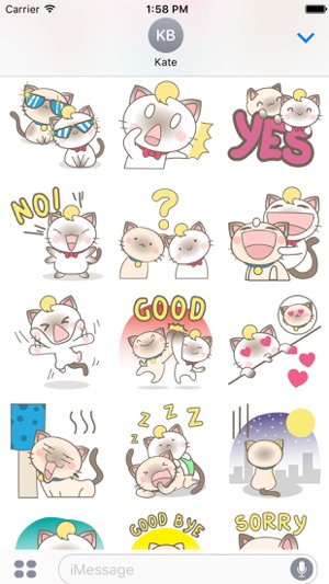 Simi and Suki in love for iMessage Sticker(圖1)-速報App