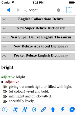 New Contemporary Dictionaries Collection screenshot 3