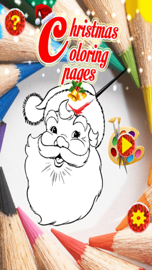 Christmas Santa Coloring Pages -Kids Col