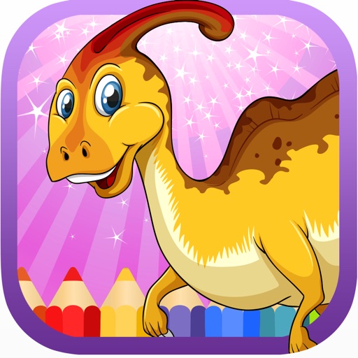 Zoo Dinosaur Coloring Book for Kid & Toddler Icon