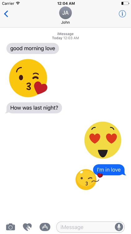 Animated SMILEy Emoji - Love Story