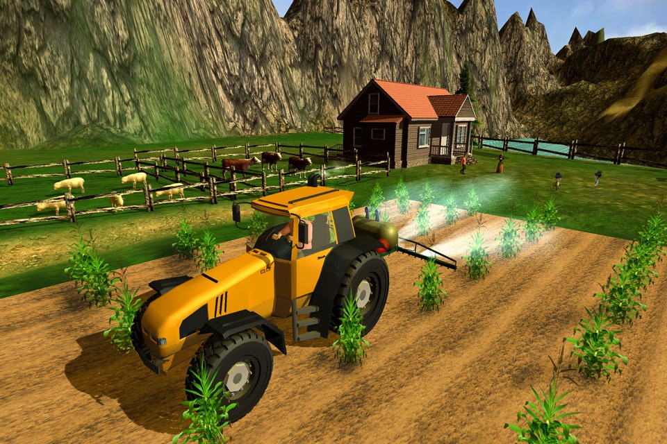 Heavy Tractor Farmer Sim 2017 : Farming Adventure screenshot 2