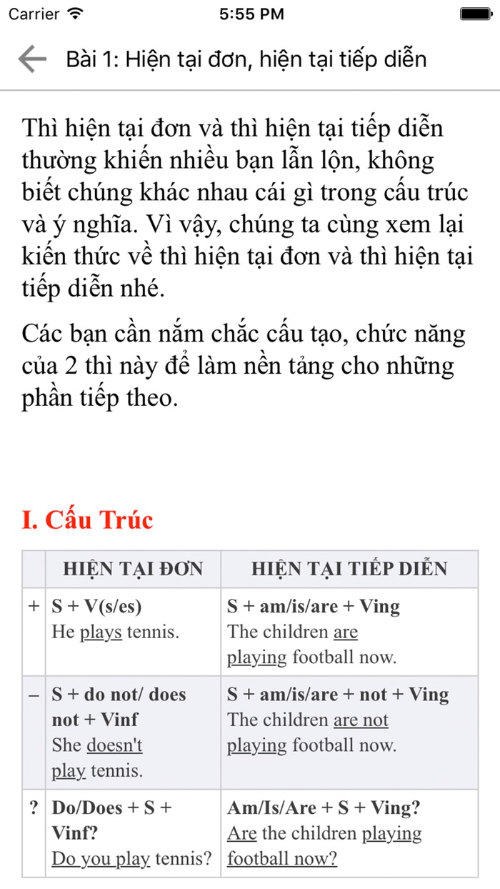 Ngữ Pháp Tiếng Anh - Offline
