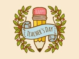 42 Teachers Day sticker