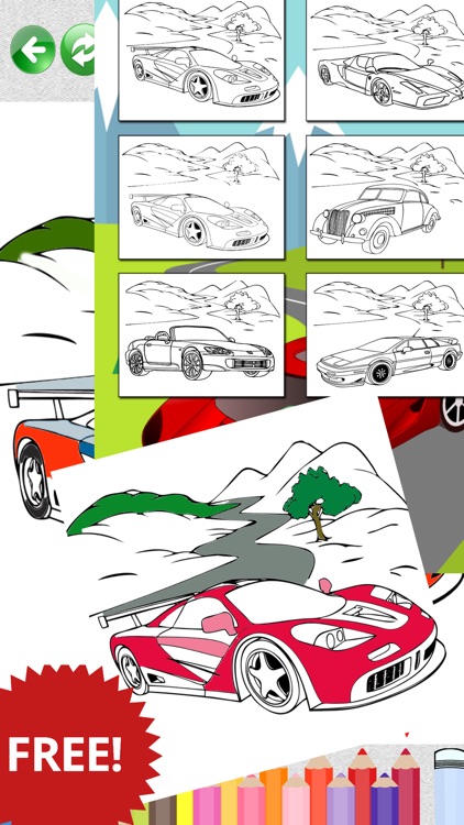 Supercars Coloring Page For Kids By Kampai Chairuk