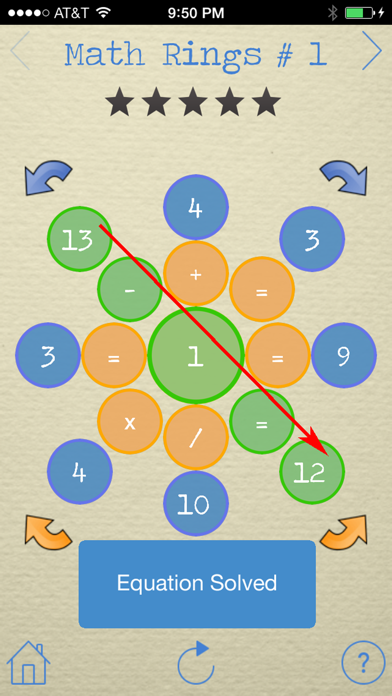 How to cancel & delete Math Rings from iphone & ipad 3