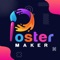 Design Posters, Flyer, Invitation cards, banner maker, thumbnail maker for yt, Social media posts and any type of Graphics Instantly from your iOS device phone free