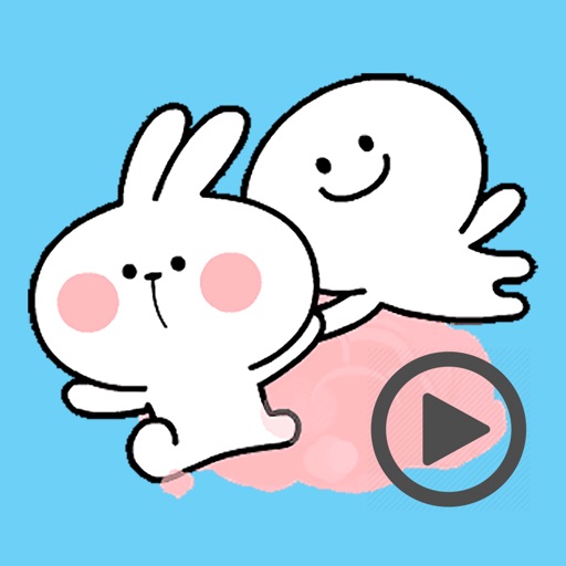 Cool Rabbit Happy Animated