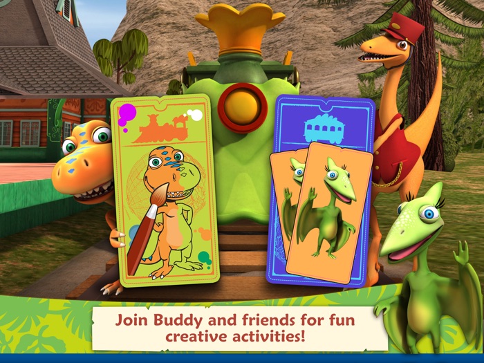 Dinosaur Train Paint and Match