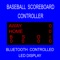This Baseball Scoreboard App controls a portable LED Matrix Baseball Scoreboard for sporting events