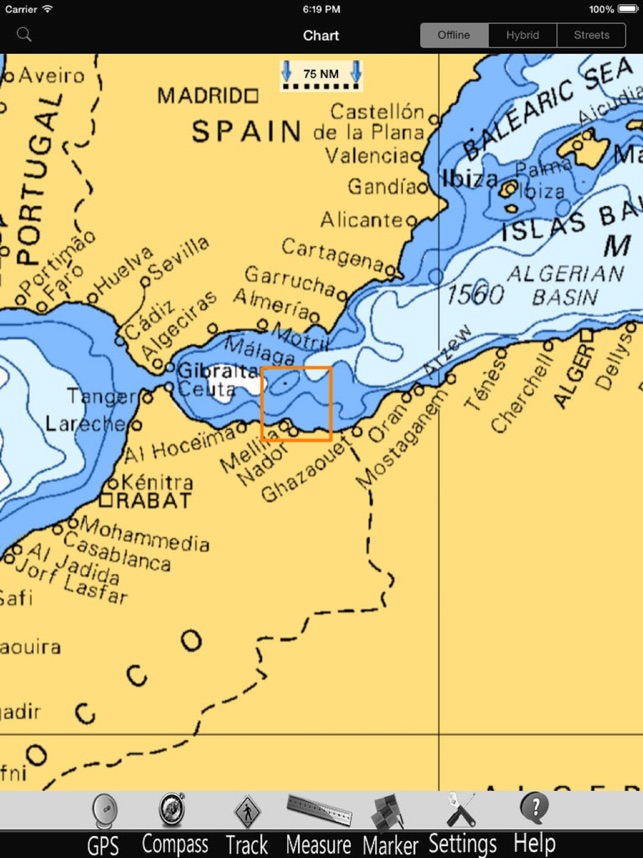 Melilla GPS Nautical Chart Pro(圖3)-速報App