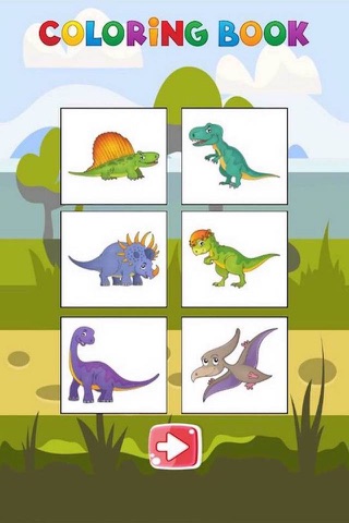 Book Coloring Dinosaurs screenshot 3