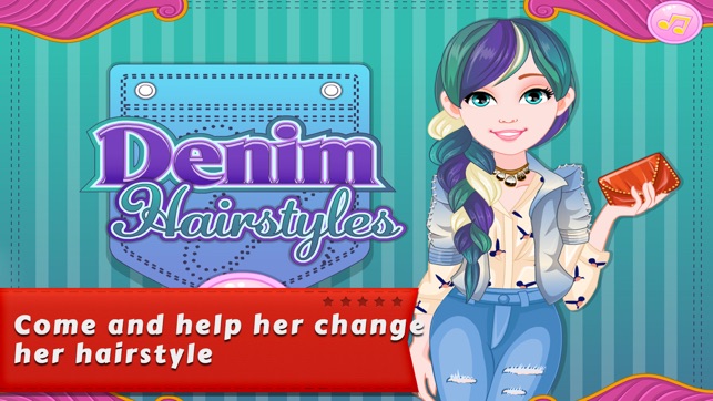 Makeover Games:Denim Hairstyles