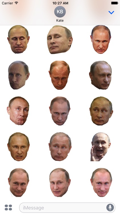 Vladimir Putin Emoji Stickers