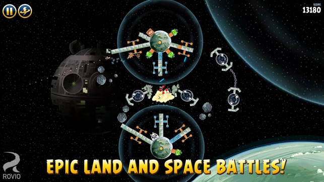 ‎Angry Birds Star Wars Screenshot