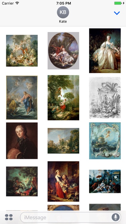 Francois Boucher Artworks Stickers