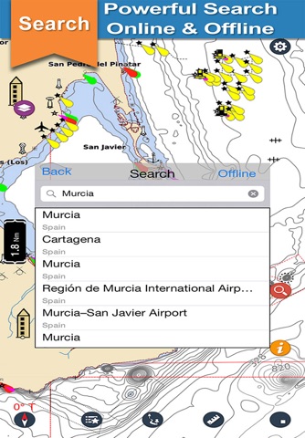 Marine Murcia Boating Charts screenshot 3