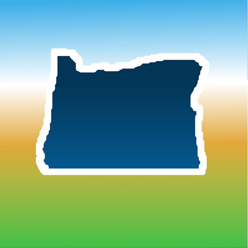 Aqua Map Oregon OR Lakes - GPS Nautical Charts icon