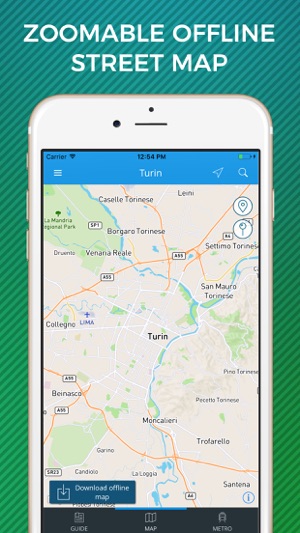 Turin Travel Guide with Offline Street Map(圖3)-速報App