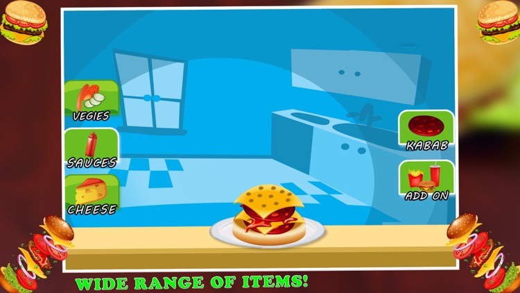 Burger Maker Cooking Game: Fast Food