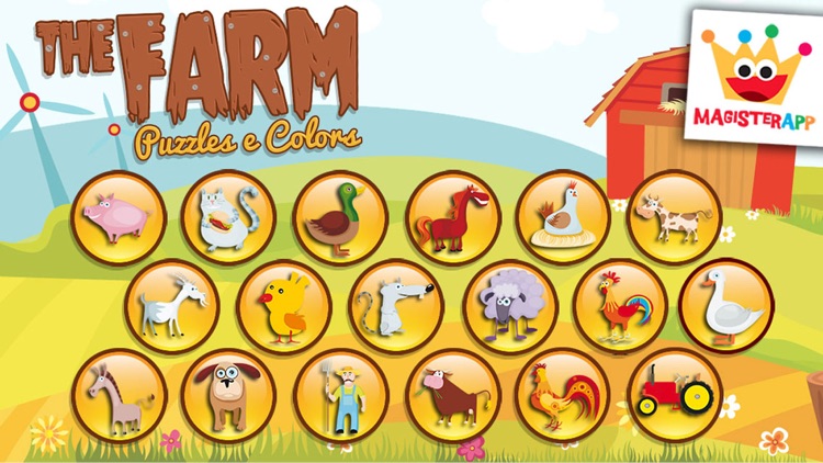 The Farm - Paint & Animal Sounds Games for Toddler