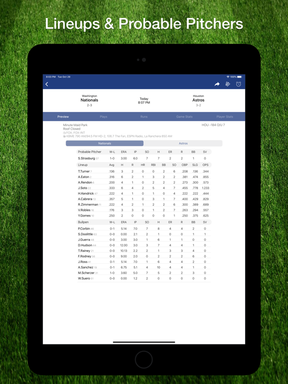 Scores App: for MLB Baseball screenshot 2