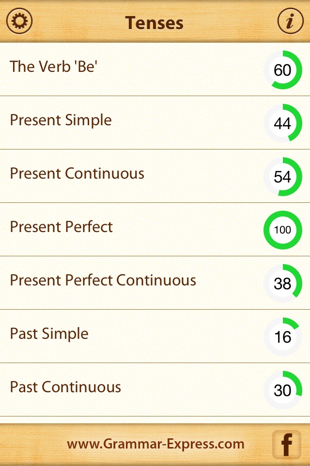 Grammar Express: Tenses Lite screenshot 2