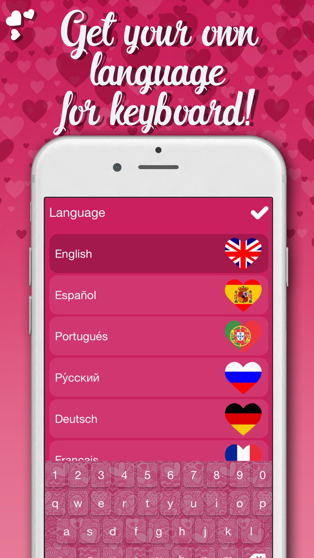 爱情键盘特别版与最好的背景主题Free Download App for iPhone 