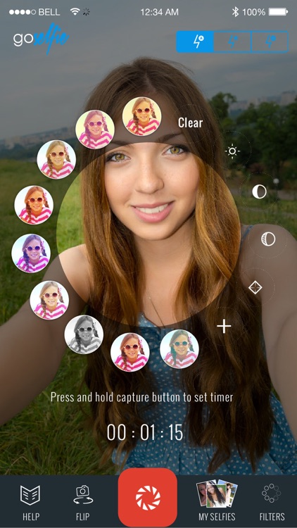 GoSelfie - capture stunning selfies on the go!