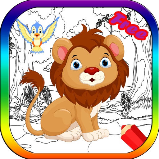 Coloring Zoo Animals iOS App