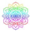 Florals Mandala Coloring Page For Adults