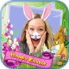 Easter Bunny Photo Stickers with Bunnies & Eggs FX