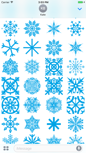 Beautiful Snowflakes Stickers(圖3)-速報App