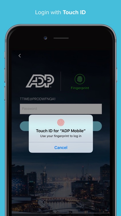 adp time clock login