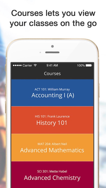 Pearson LearningStudio Courses for iPhone