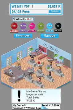 Game Studio Tycoon - Screenshot 3