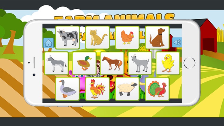 Animal Matching Memory Game For Free Kids