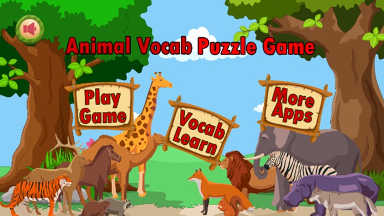 Animuzzle : Animal Vocabulary Puzzle Game for Kids