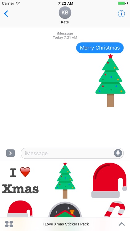 I Love Xmas Stickers Pack