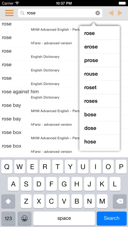 English Persian Dictionary ( Simple and Effective)