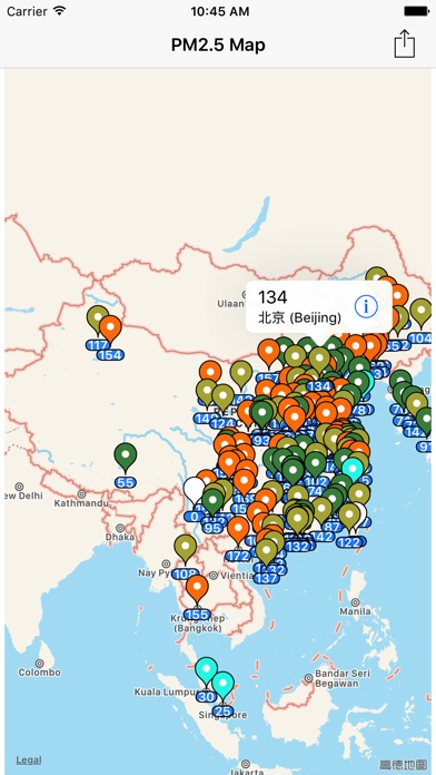 Air Quality Index Map screenshot1