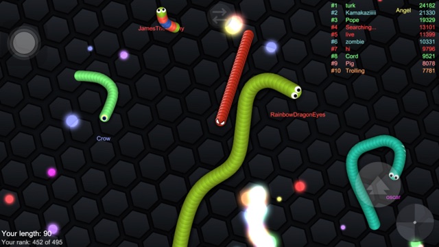 Slither Dash - Rolling Color.IO Snake Flip Game on AppGamer.com