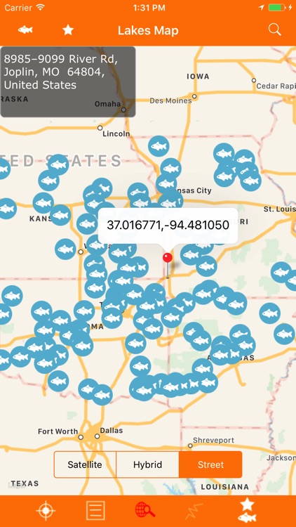 Kansas, Missouri, Oklahoma, AR – Fishing Lakes