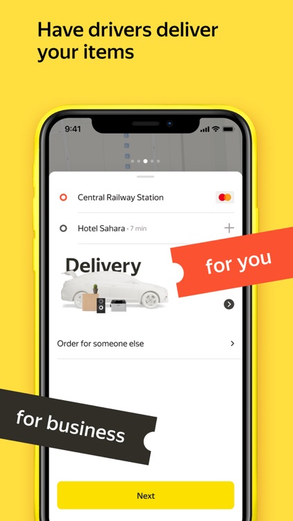 Yandex Go — taxi and delivery screenshot-3