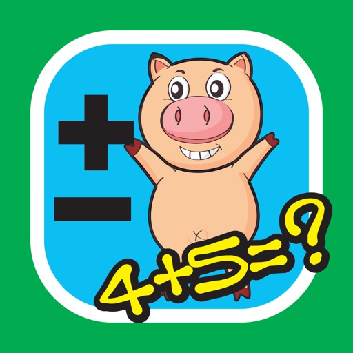 Happy Pep Pigs for Kids - My Quiz Math Game Icon