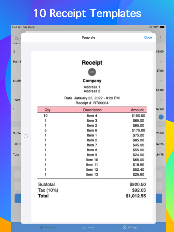 Receipt Maker screenshot 2