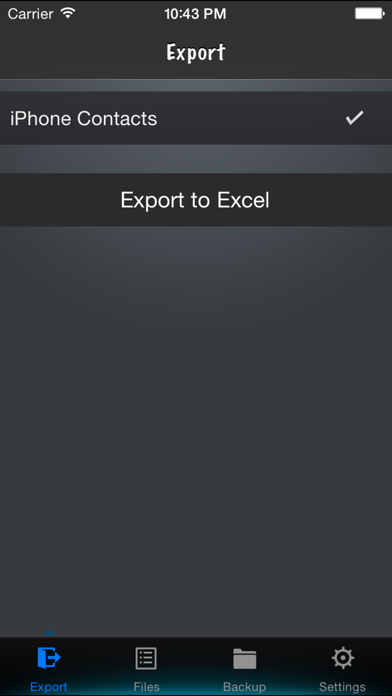 Contacts to Excel Screenshot 1
