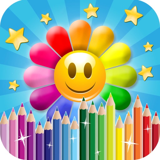 Flower Mania Drawing Pad - Paint, Draw & Doodle HD iOS App